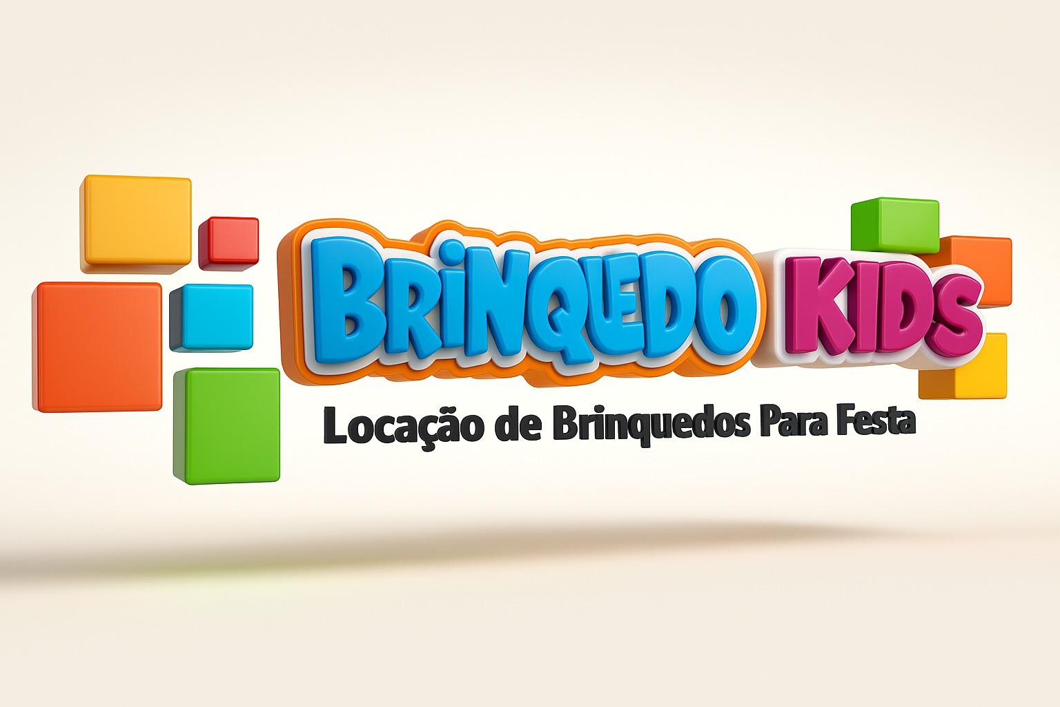 Logotipo Brinquedo Kids - Aluguel de Brinquedos em BH